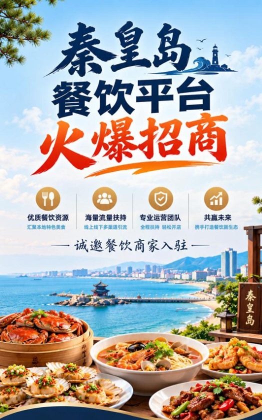 抢抓数字风口 掘金餐饮蓝海 — 秦皇岛餐饮行业互联网推广项目全国招商启动！